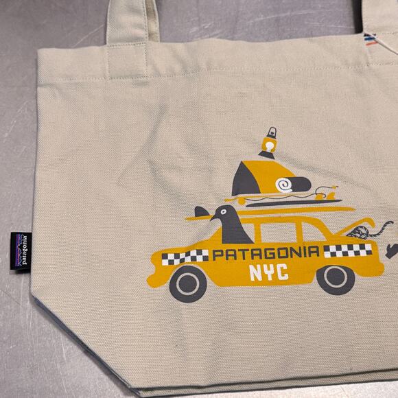 NWT Limited Edition Patagonia NEW YORK CITY Pigeon Pilot Mini Tote Bag - Picture 3 of 6